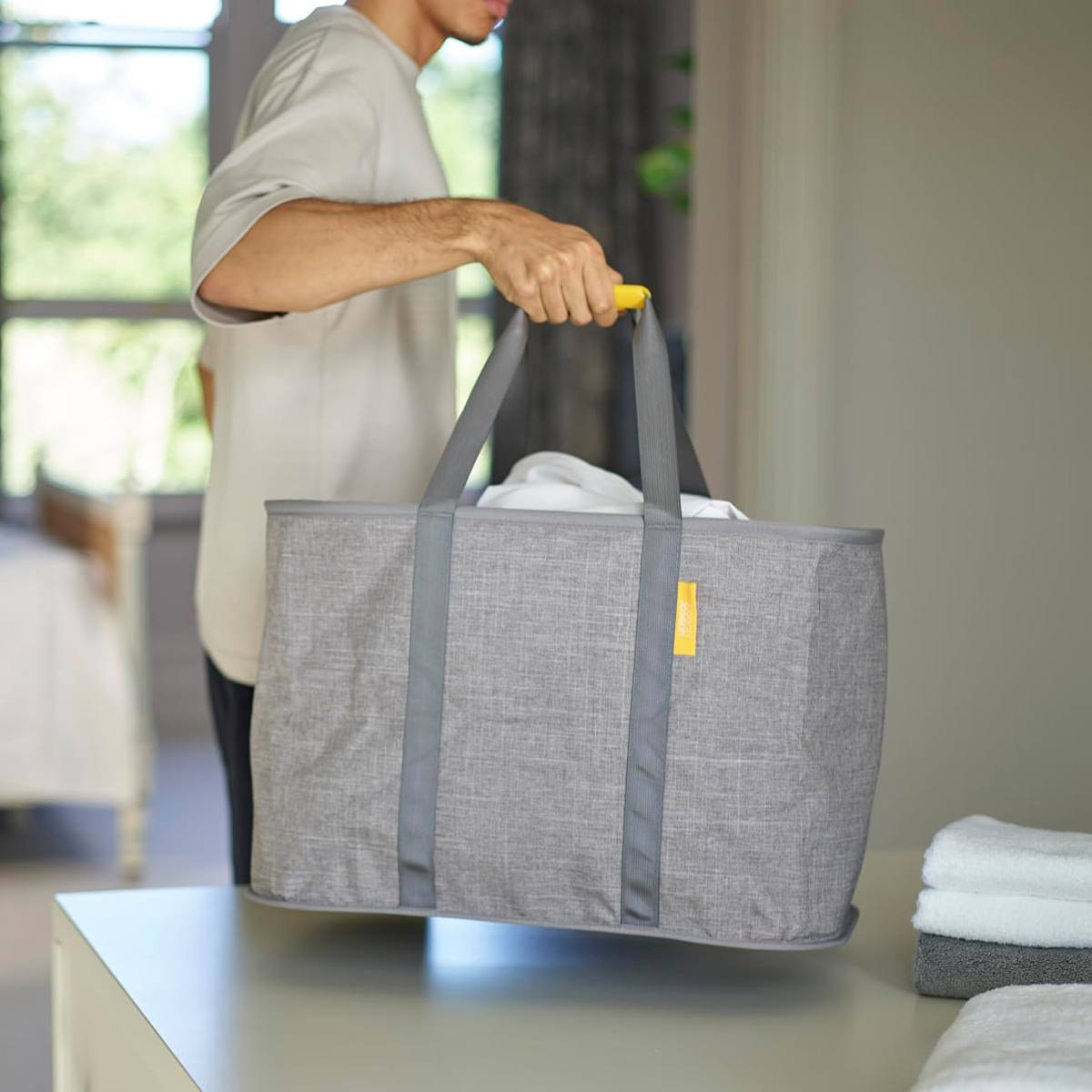 Joseph Joseph Hold-All Max Laundry Basket Grey | Minimax