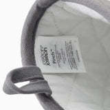 Inside label of Joseph Joseph Pinch oven glove with brand and care instructions