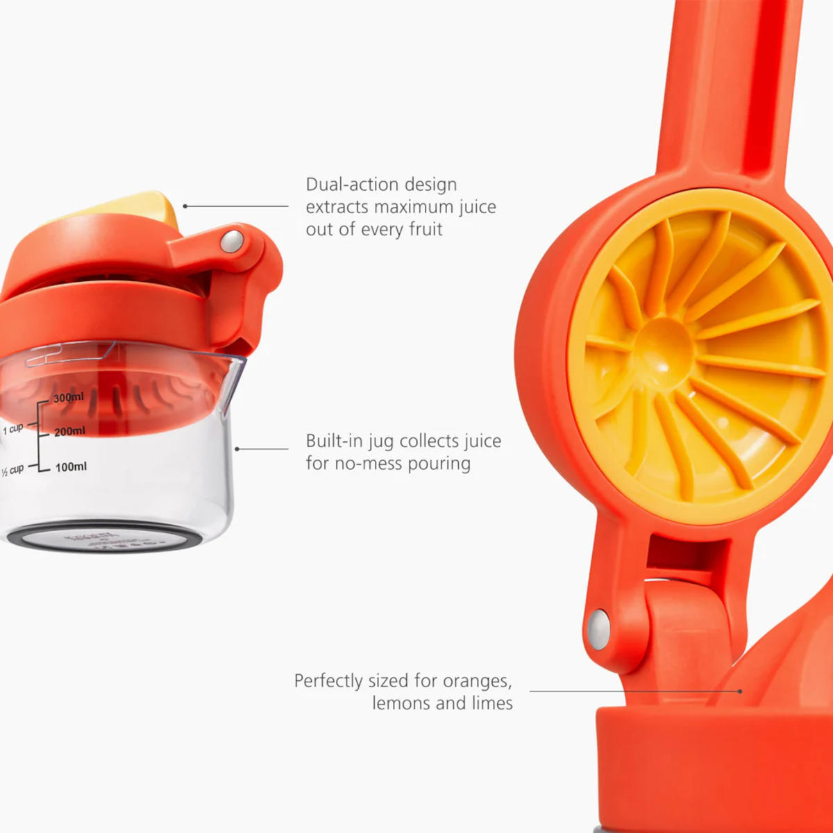 Joseph Joseph Orange JuiceMax™ Plus Citrus Juicer | Minimax