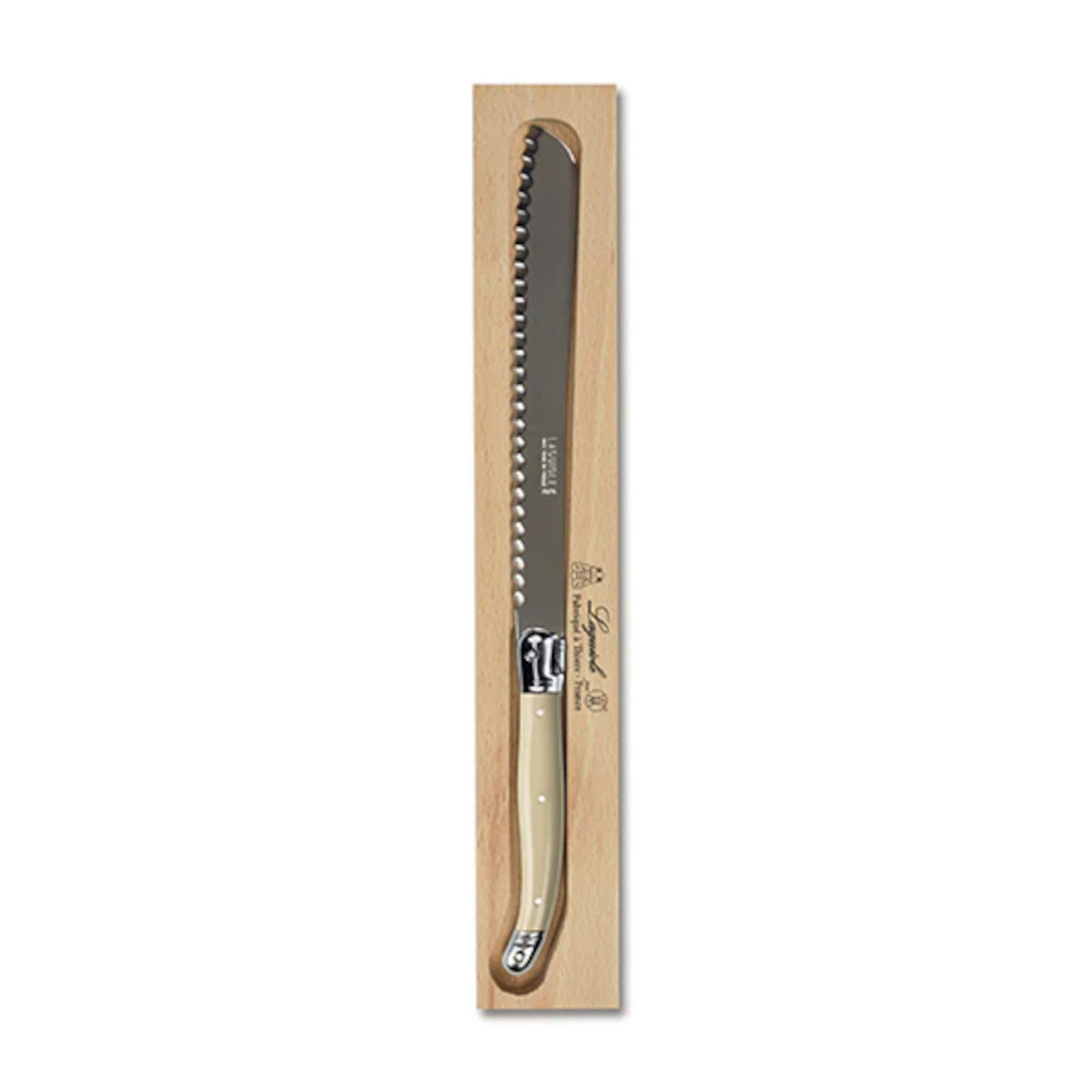 Andre Verdier Laguiole Bread Knife Ivory | Minimax