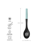 KitchenAid Classic Plastic Soft Grip Slotted Spoon Mineral Water | Minimax