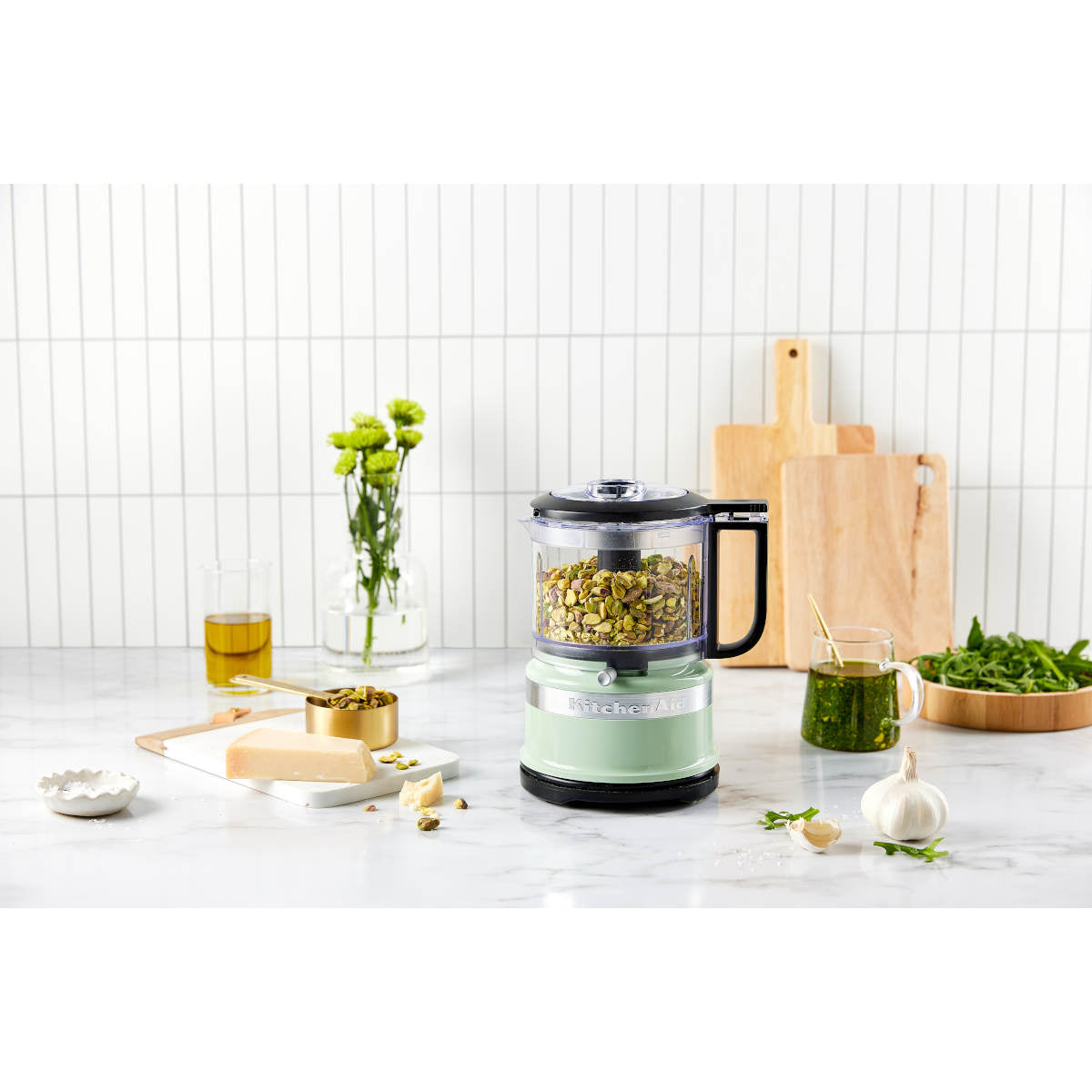 KitchenAid KFC3516A Mini Food Chopper Pistachio 3.5 Cup | Minimax