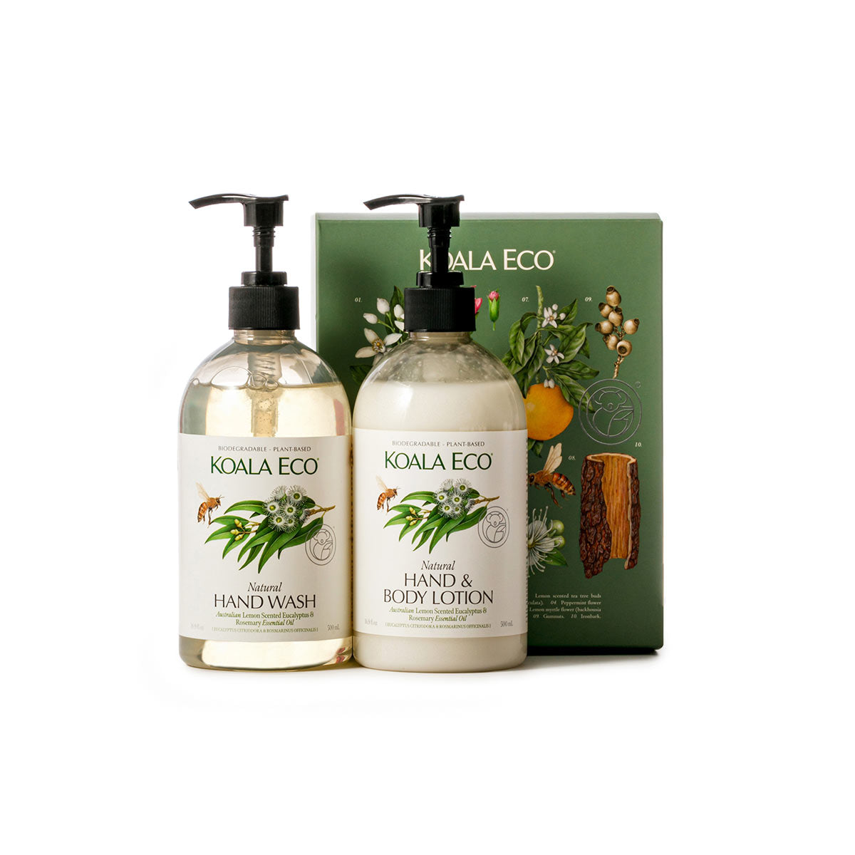 Koala Eco Natural Hand Wash- Plant-Based, Eco-Friendly & No Synthetic  Fragrance - with Australian Lemon Scented Eucalyptus & Rosemary Essential  Oil 