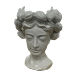 Mediterranean Market Lemon Head Vessel White 25 x 27cm | Minimax