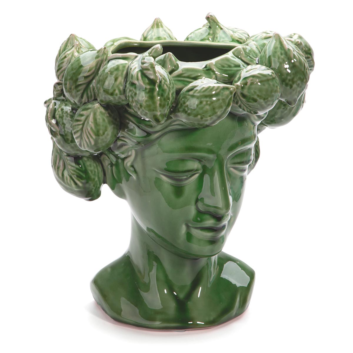 Mediterranean Market Lemon Head Vessel Green 25 x 27cm | Minimax