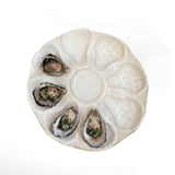 Oyster Stand White 25cm - top view