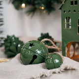 Mediterranean Markets Lune Green Enamel Ball Bell 6cm