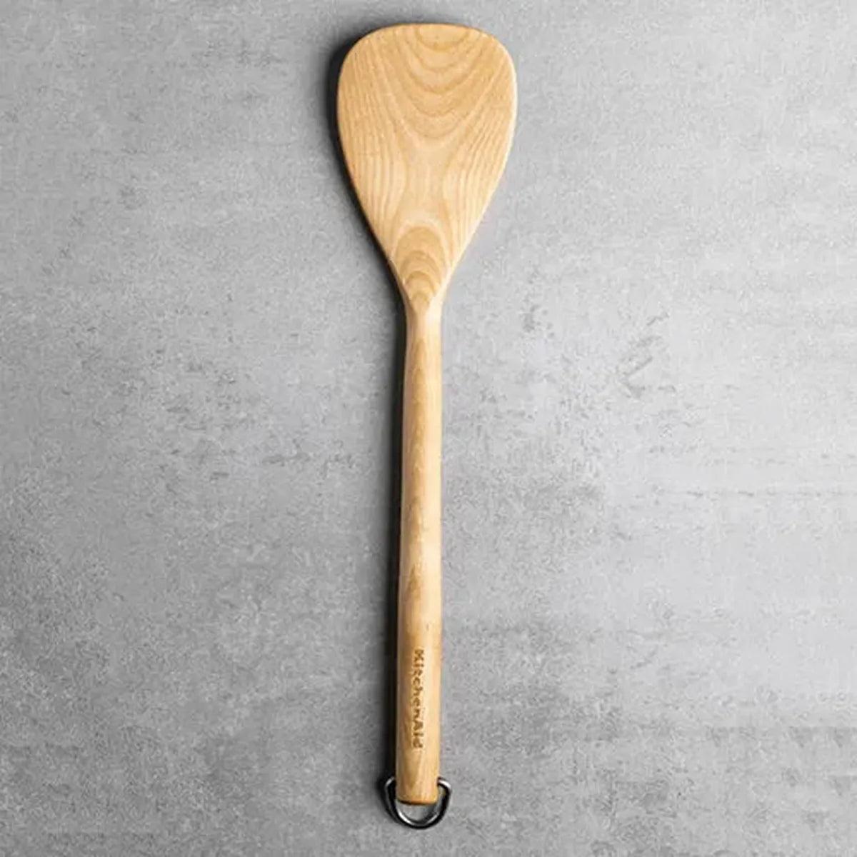 KitchenAid Birchwood Solid Turner | Minimax - with grey background