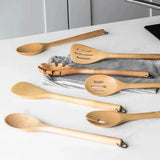 KitchenAid Birchwood Solid Turner | Minimax - with kitchen utensils