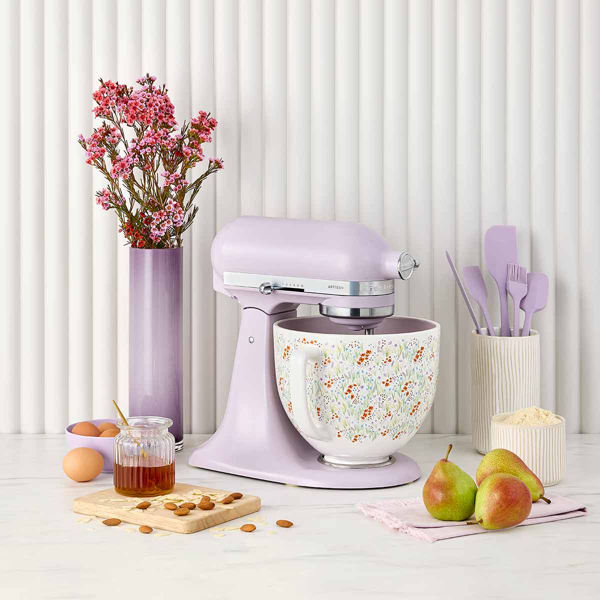 KitchenAid KSM156 Artisan Tilt-Head Stand Mixer Wildflower