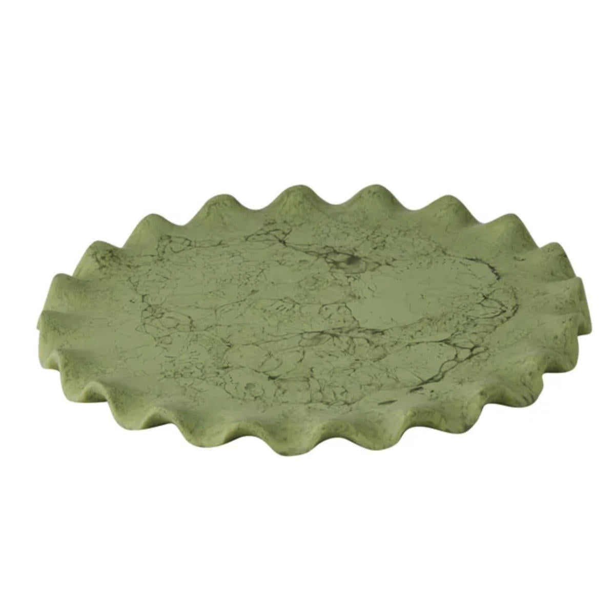 Coast to Coast Ruby Crimp Resin Platter Pistachio 23.5cm | Minimax