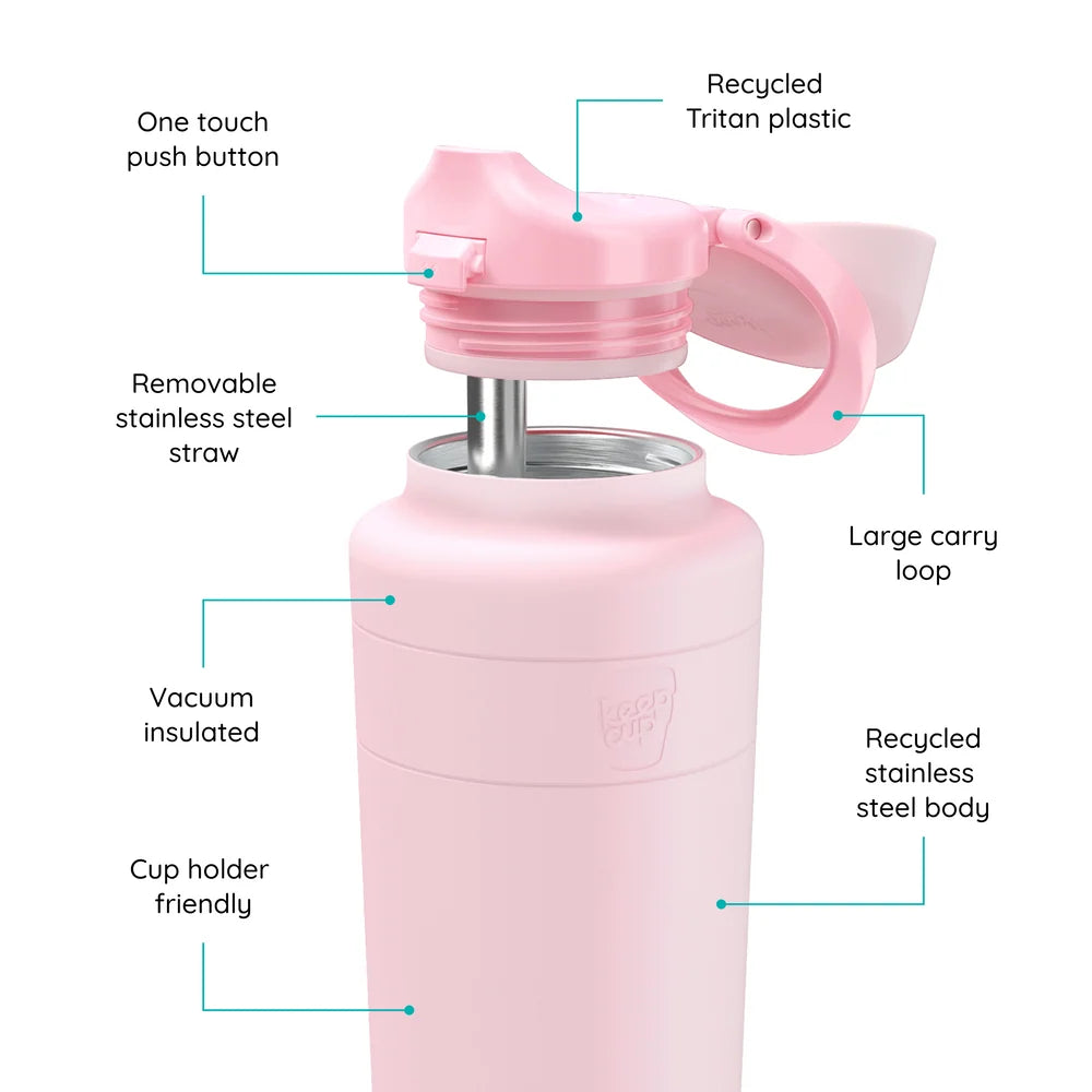 KeepCup Ora Water Bottle Pashmak Pink 700ml | Minimax