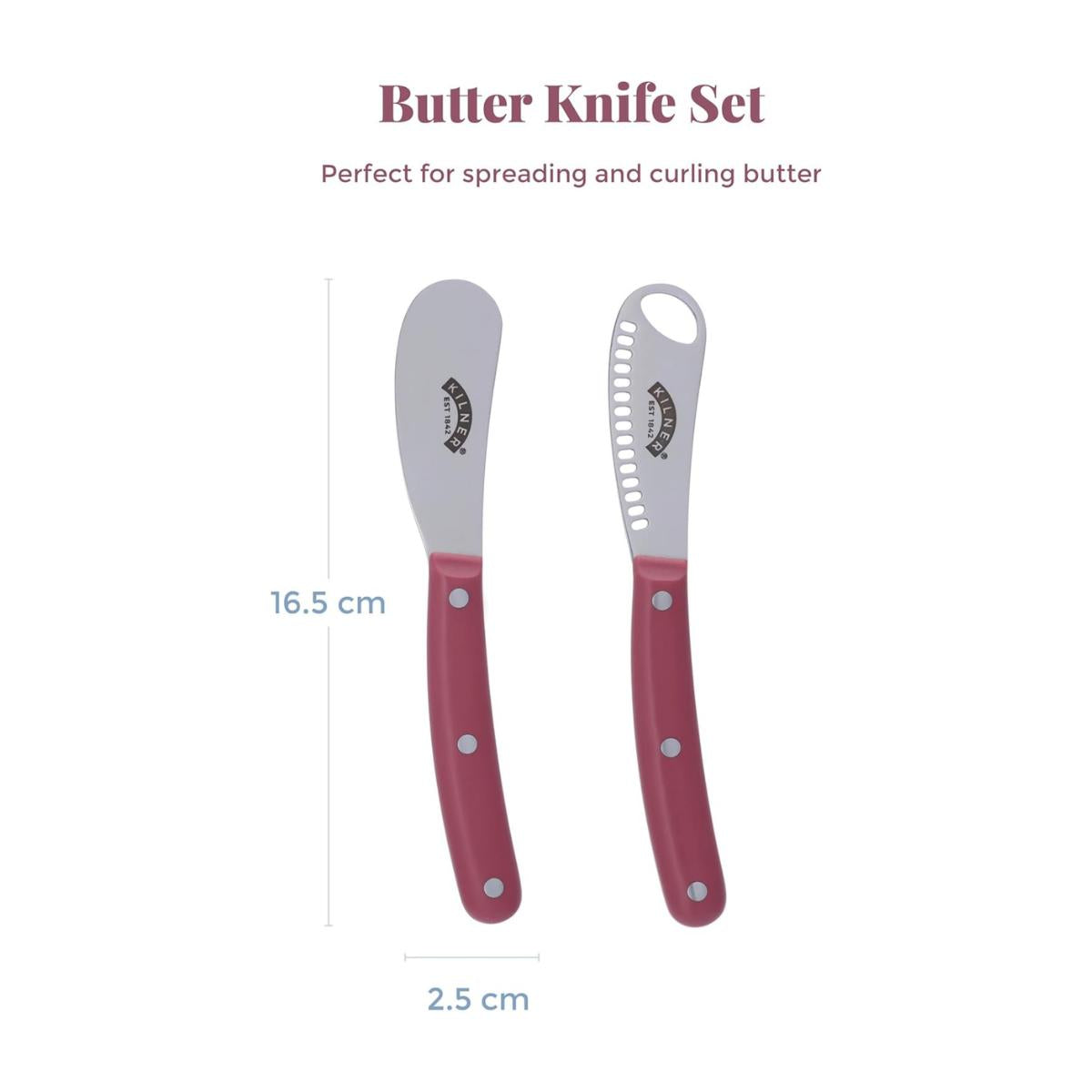 Kilner Butter Spreader & Knife Set 2 Piece | Minimax