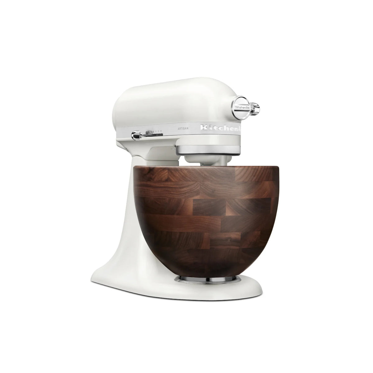KitchenAid Artisan Tilt-Head Stand Mixer Porcelain – shown with whisk, paddle, and dough hook