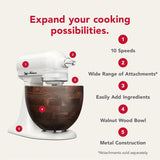 KitchenAid Artisan Tilt-Head Stand Mixer Porcelain – infographic highlighting key features