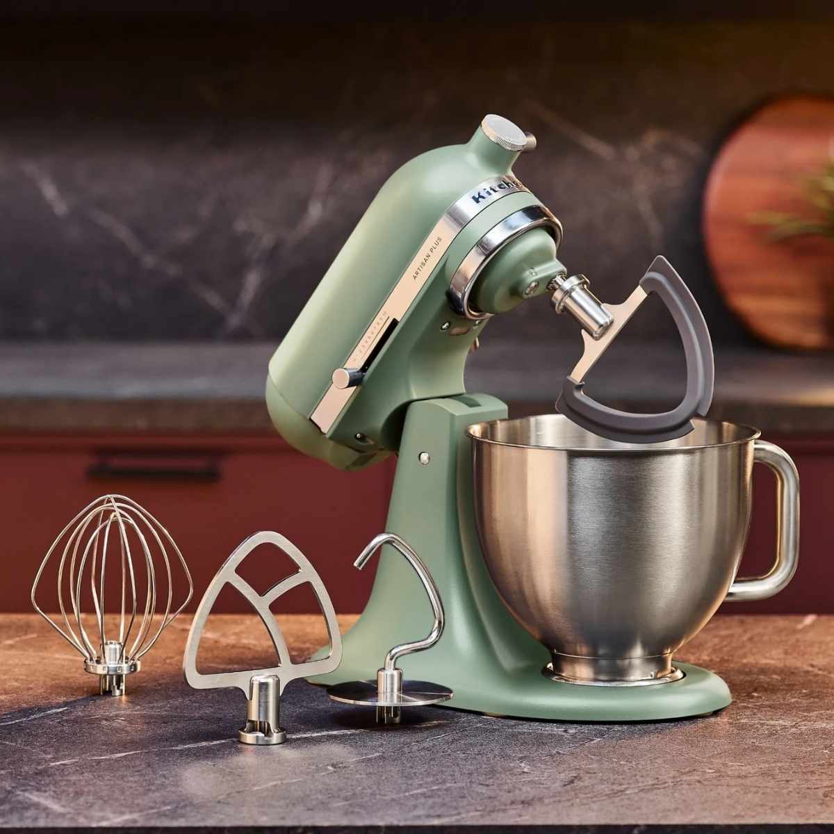 KitchenAid KSM50 Artisan Plus Tilt-Head Stand Mixer Cardamom | Minimax