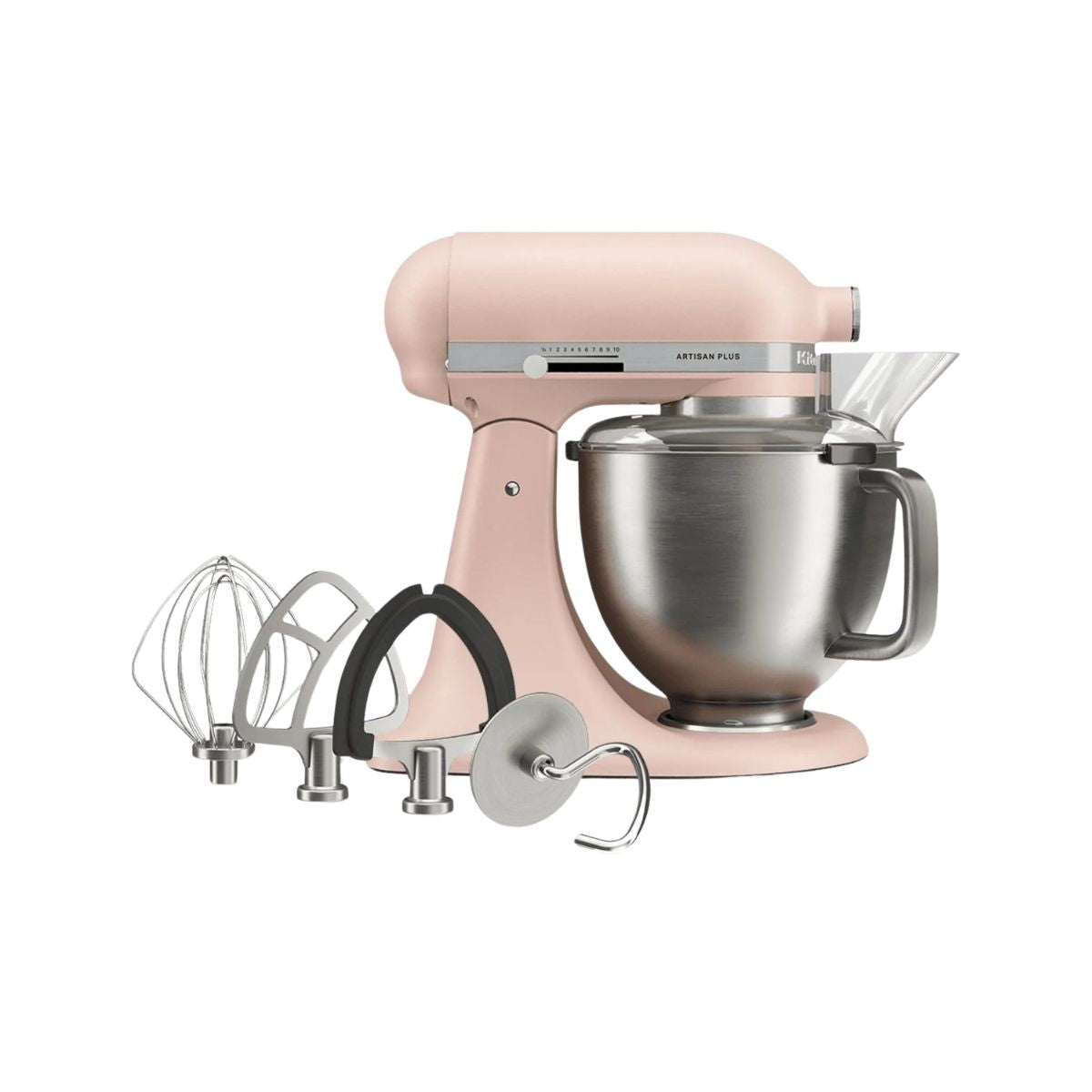 KitchenAid KSM50 Artisan Plus Tilt-Head Stand Mixer Feathered Pink | Minimax