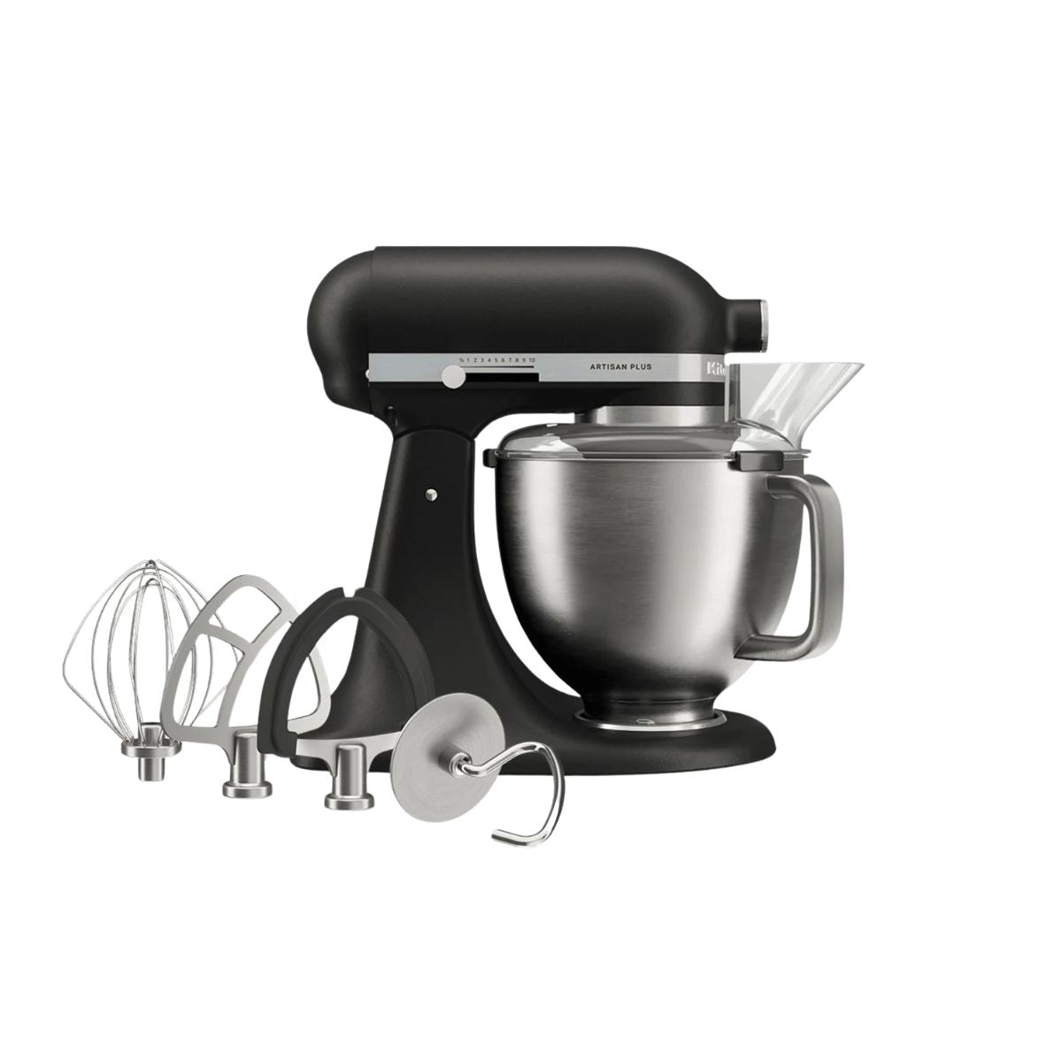 KitchenAid KSM50 Artisan Plus Tilt-Head Stand Mixer Matte Black | Minimax