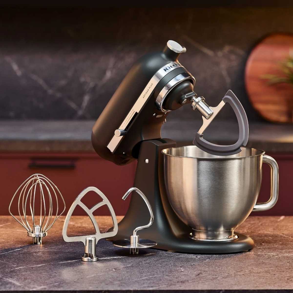 KitchenAid KSM50 Artisan Plus Tilt-Head Stand Mixer Matte Black | Minimax