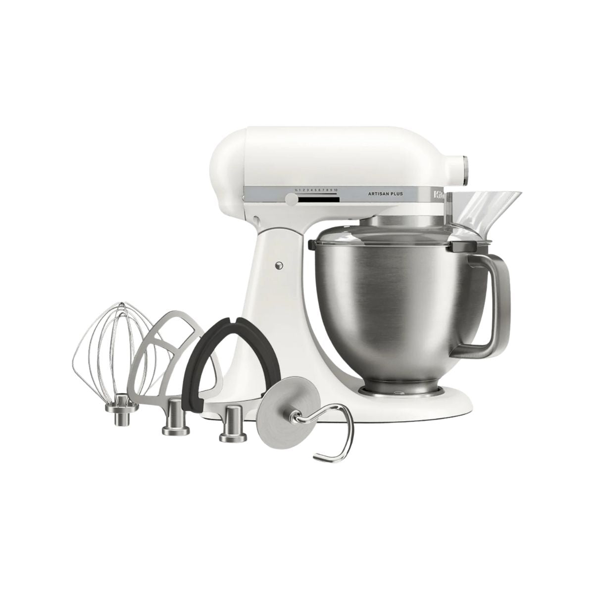 KitchenAid KSM50 Artisan Plus Tilt-Head Stand Mixer Porcelain White | Minimax