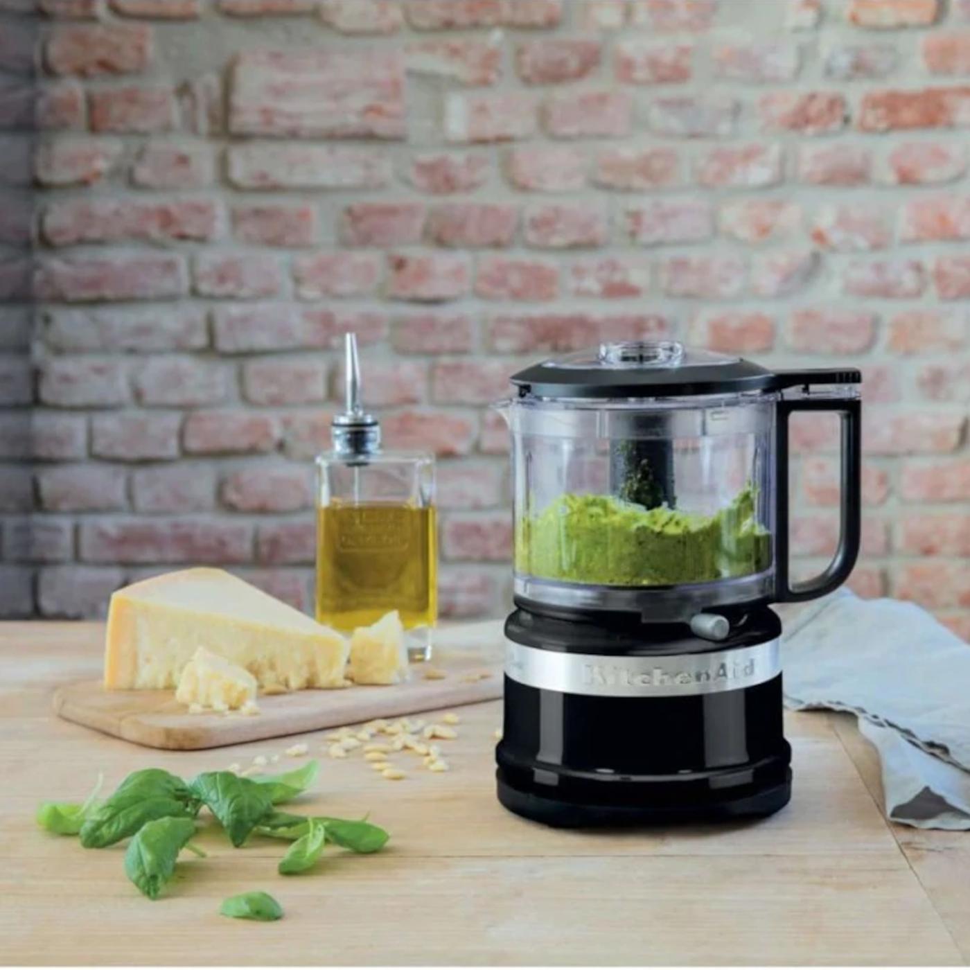 KitchenAid KFC3516A Mini Food Chopper Onyx Black 3.5 Cup | Minimax