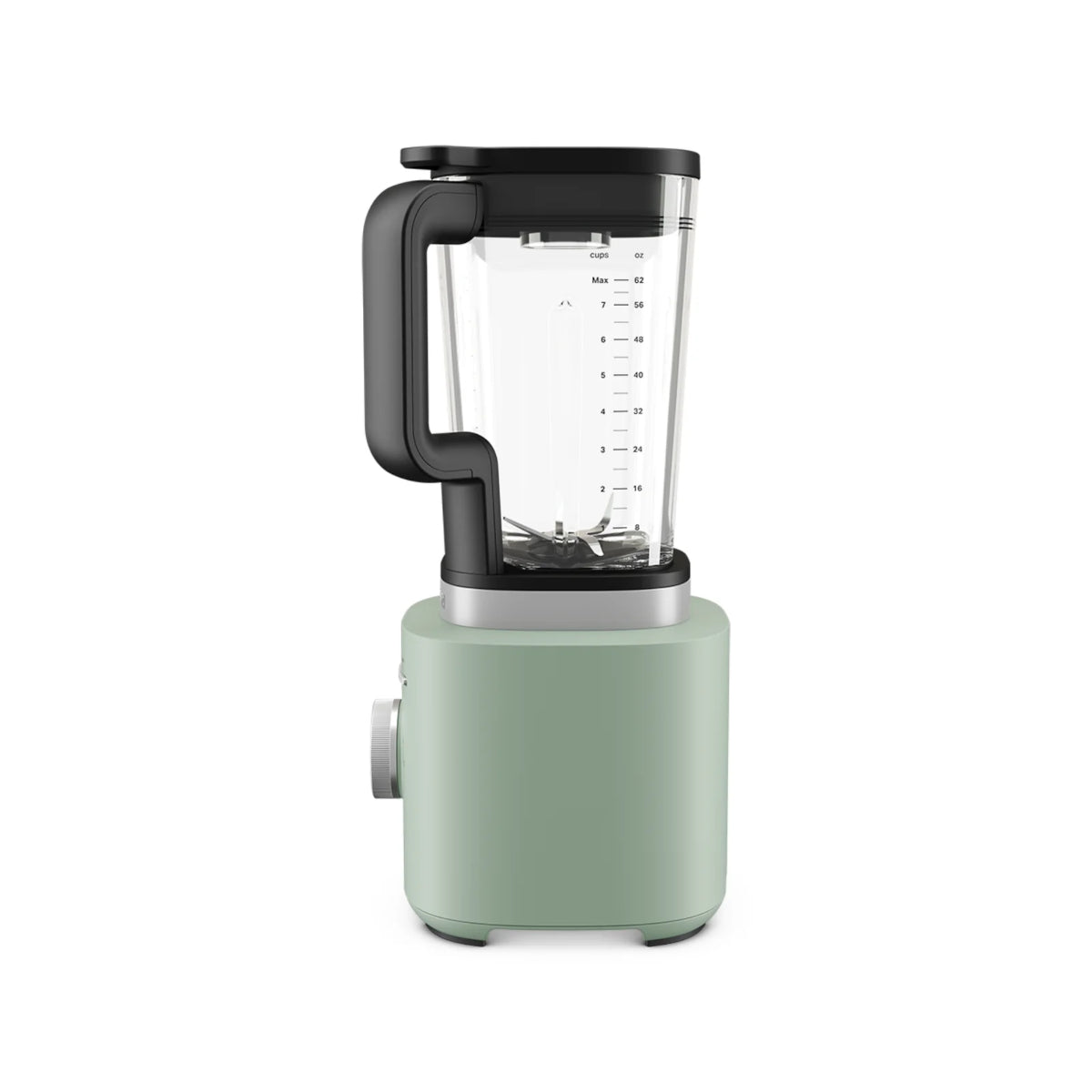 KitchenAid Pure Power Blender with 1.75L glass jar in Cardamom, side profile view.