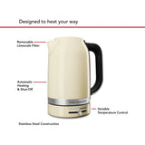 Kitchenaid KEK1701 Electric Kettle Almond Cream 1.7L | Minimax