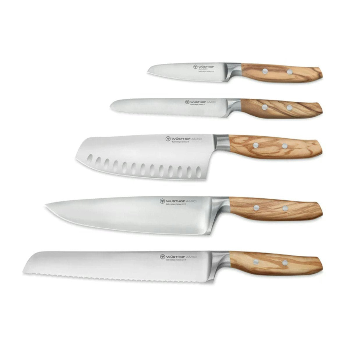 Wusthof Amici Villa Knife Block Set 6 Piece