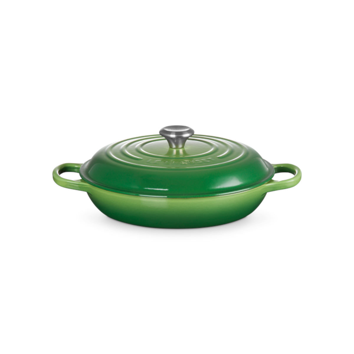 Le Creuset Signature Cast Iron Shallow Casserole Bamboo 30cm | Minimax