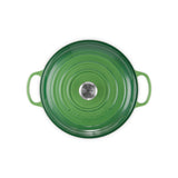 Le Creuset Signature Cast Iron Shallow Casserole Bamboo 30cm | Minimax