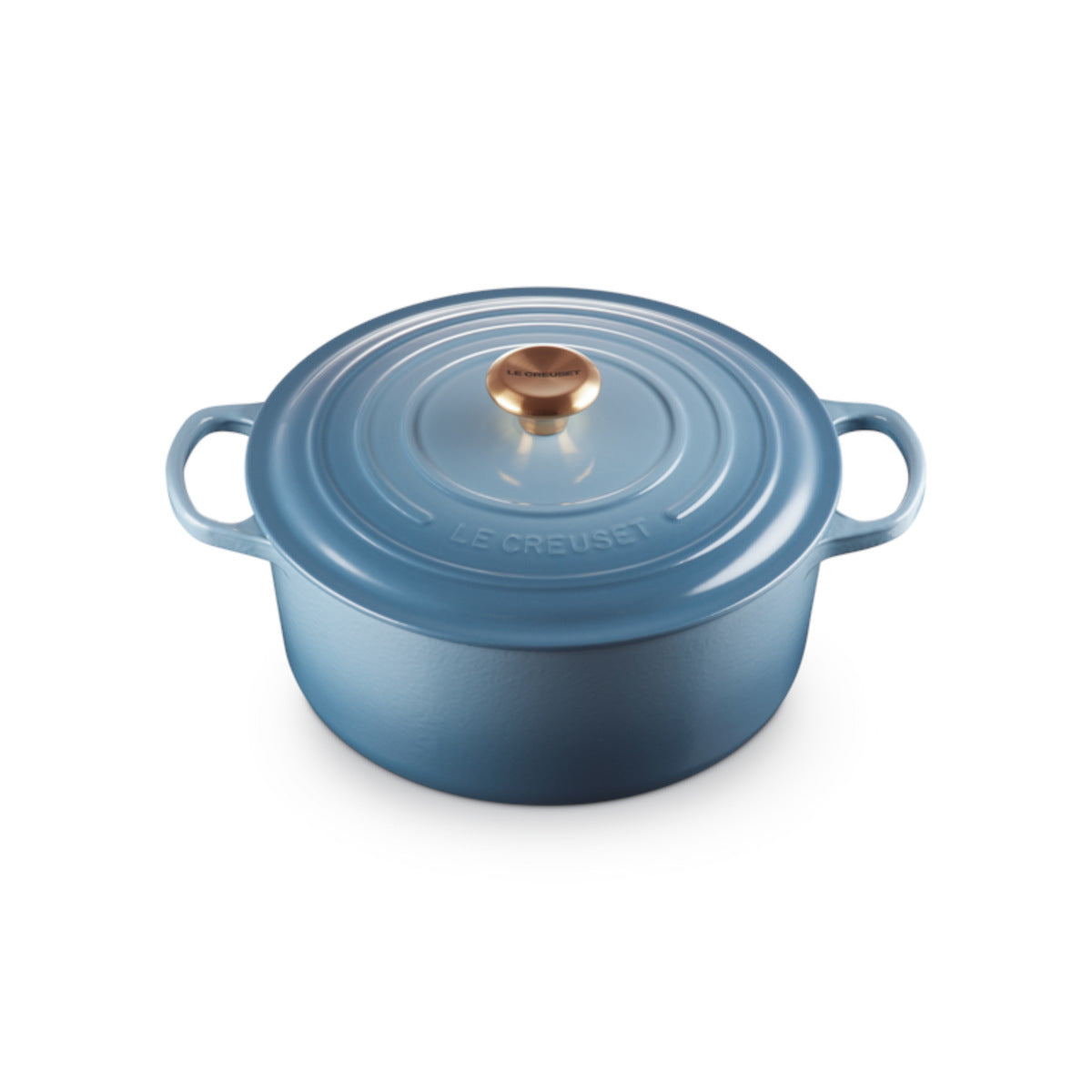 Le Creuset Signature Cast Iron Round Casserole Chambray 28cm (6.7L) | Minimax