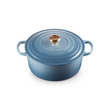 Le Creuset Signature Cast Iron Round Casserole Chambray 28cm (6.7L) | Minimax