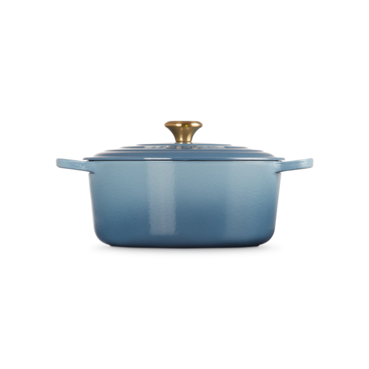 Le Creuset Signature Cast Iron Round Casserole Chambray 28cm (6.7L) | Minimax
