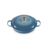 Le Creuset Signature Cast Iron Shallow Casserole Chambray 30cm (3.5L) | Minimax