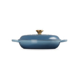 Le Creuset Signature Cast Iron Shallow Casserole Chambray 30cm (3.5L) | Minimax