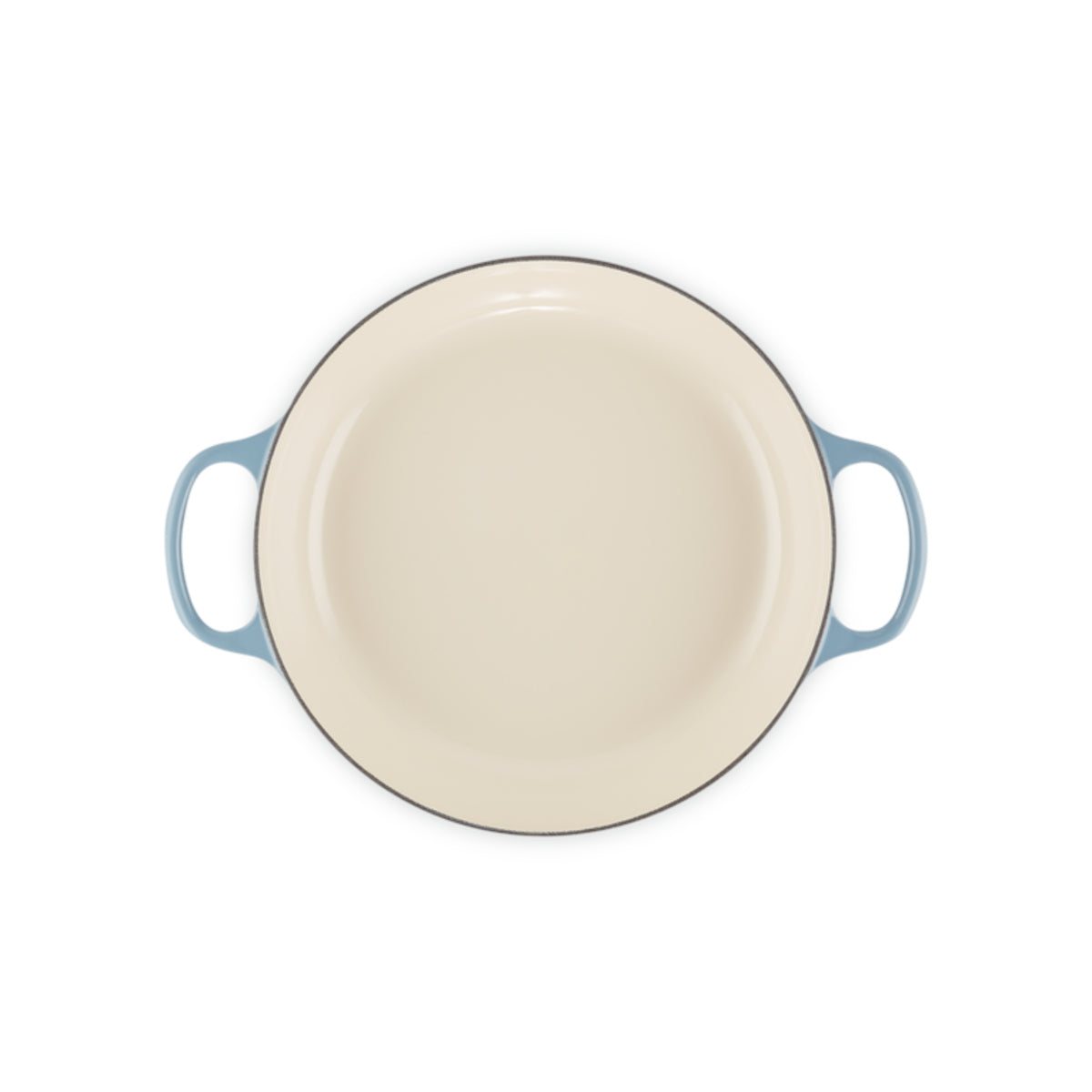 Le Creuset Signature Cast Iron Shallow Casserole Chambray 30cm (3.5L) | Minimax