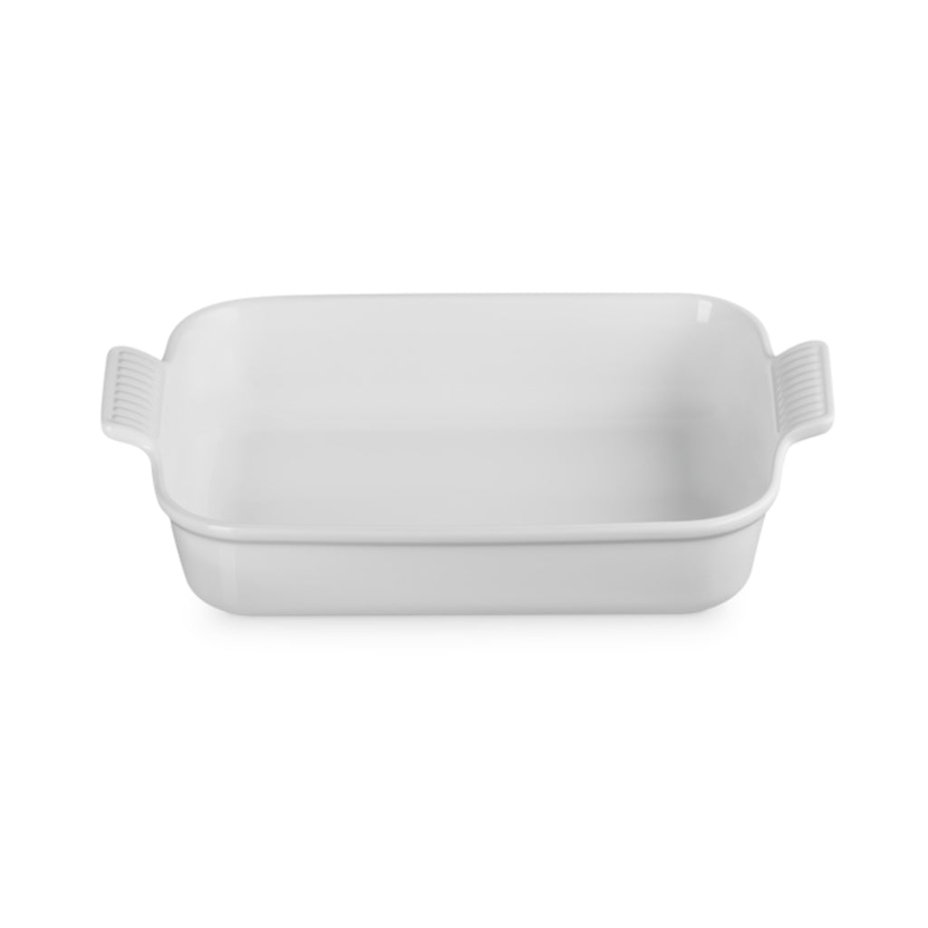 Le Creuset Heritage Stoneware Rectangular Dish White 32cm | Minimax