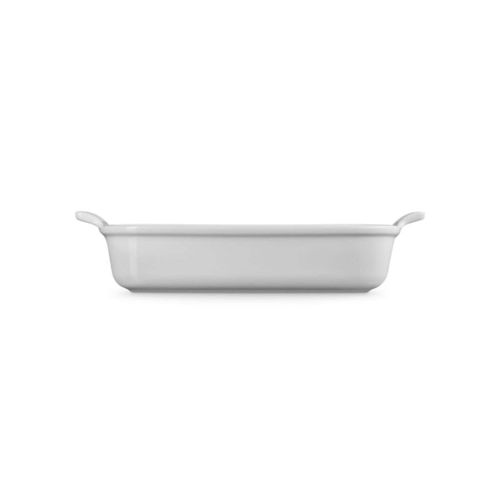 Le Creuset Heritage Stoneware Rectangular Dish White 32cm | Minimax