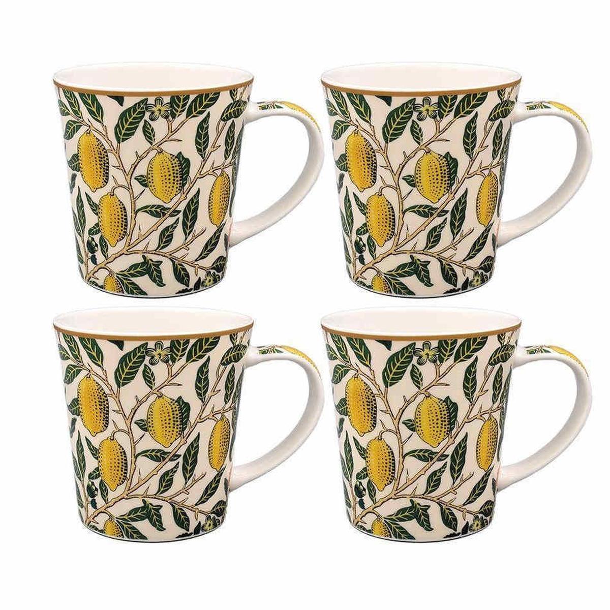 Heritage William Morris Fruits Mug 310ml (Set of 4)