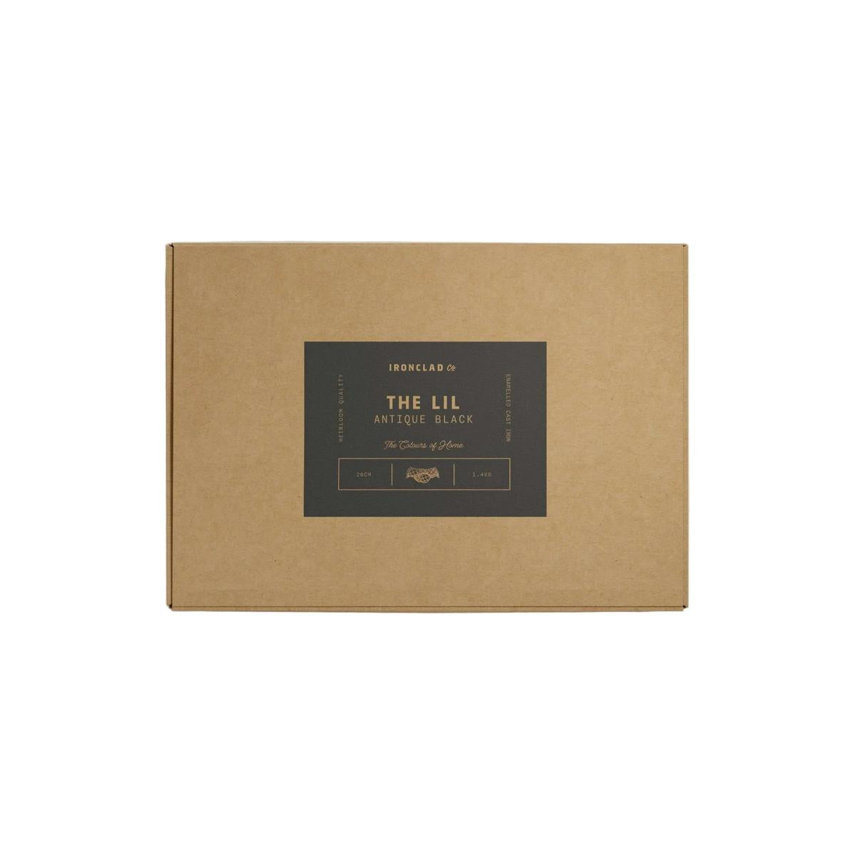 Ironclad Co 20cm Antique Black Satin Enamel Lil Legacy Pan