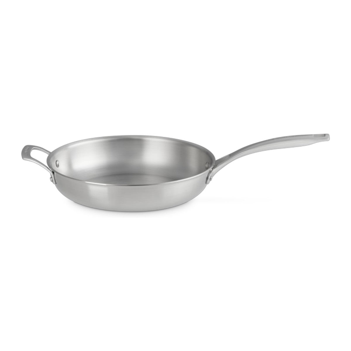 Le Creuset Essential 3-Ply Stainless Steel Frying Pan With Helper Handle