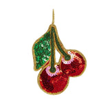 Vixen & Velvet La Dolce Vita Cherry Sequin Decoration | Minimax
