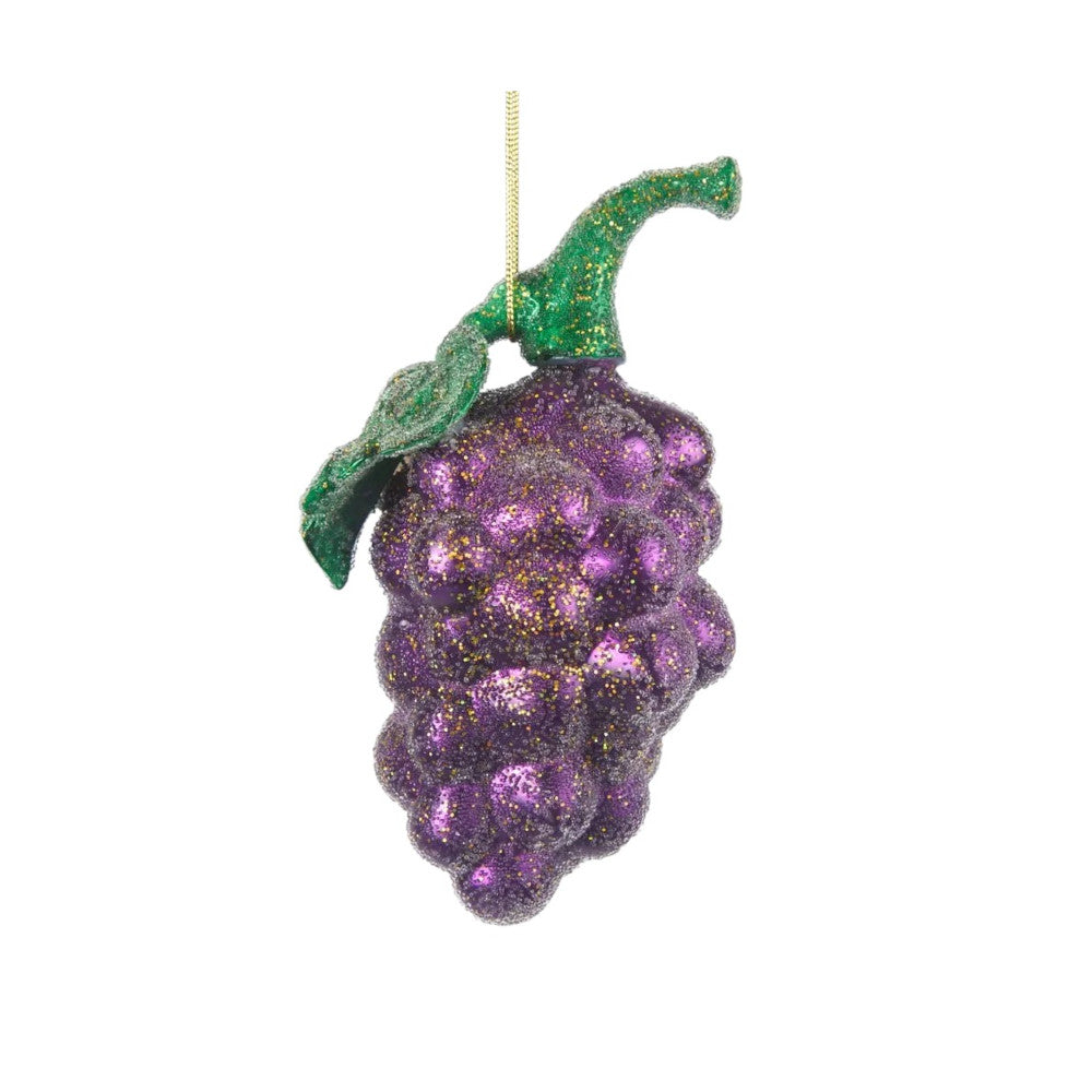 Vixen & Velvet La Dolce Vita Grape Bunch Hanging Decoration 12cm