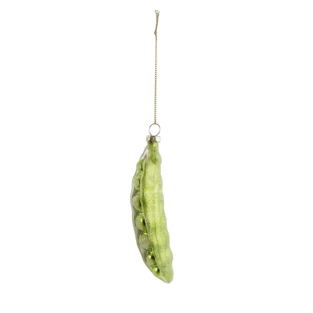Vixen & Velvet La Dolce Vita Peas Pod Green Hanging Decoration 14cm | Minimax