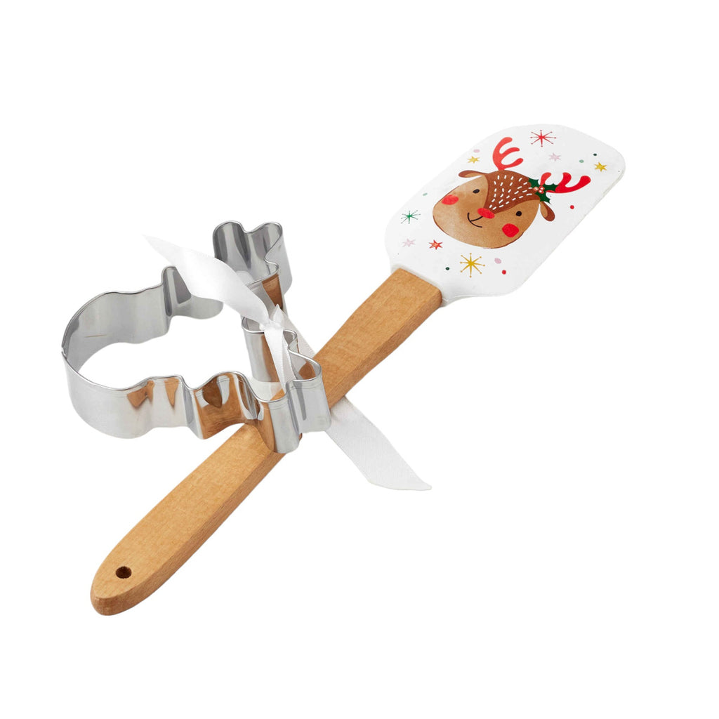 Ladelle Christmas Spatula & Cookie Cutter Set | Minimax