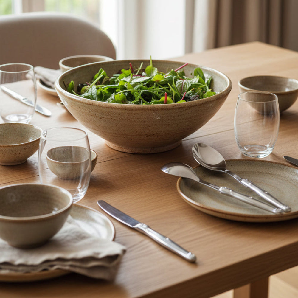 Laguiole Andre Verdier Debutant Stainless Steel Salad Set 2 Piece