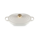 Le Creuset Signature Oblong Casserole Creme 31cm