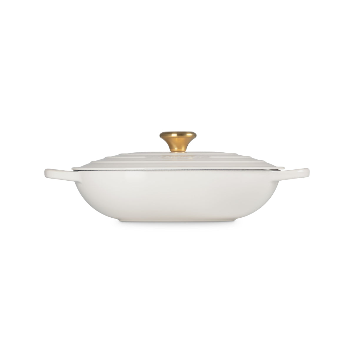 Le Creuset Signature Oblong Casserole Creme 31cm