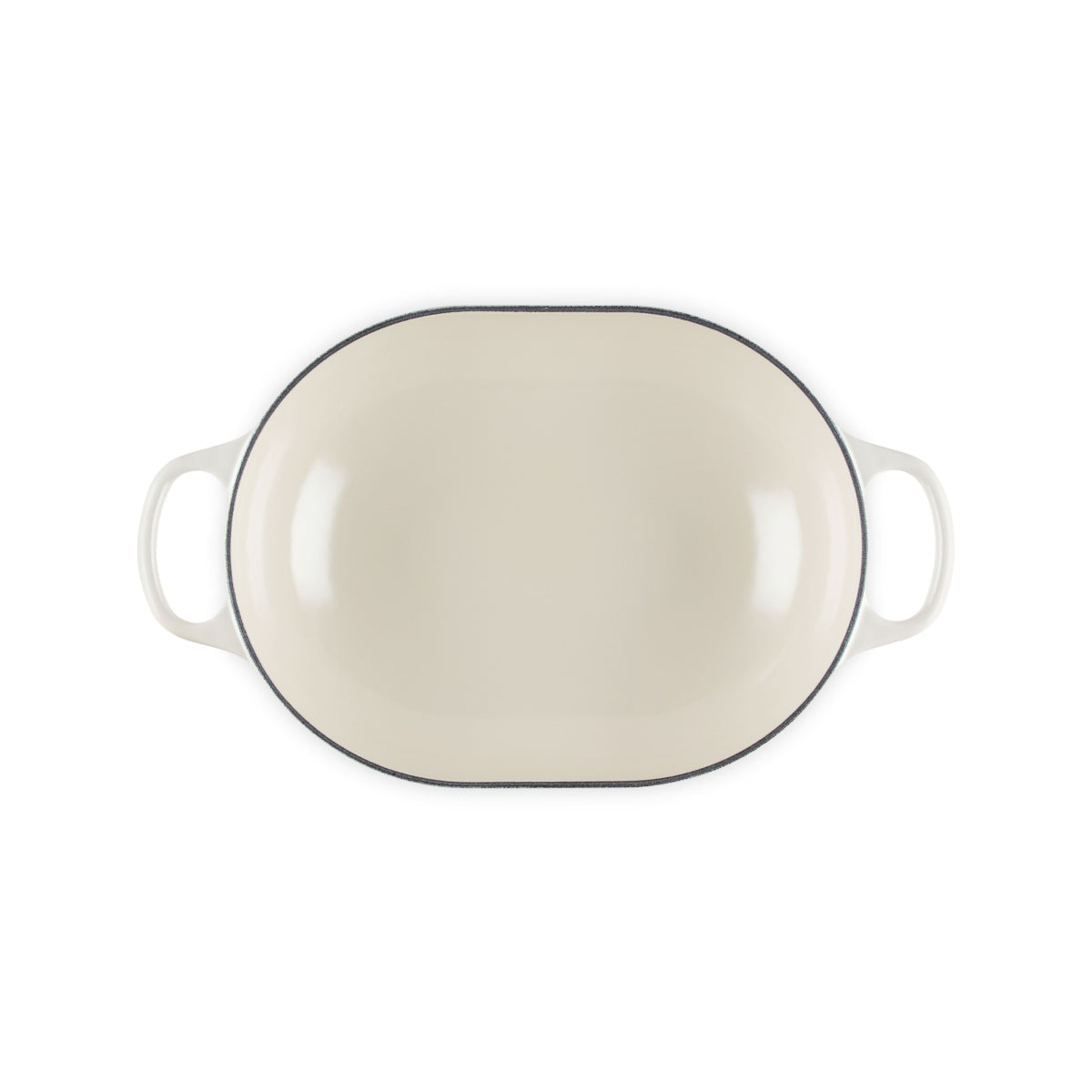 Le Creuset Signature Oblong Casserole Creme 31cm