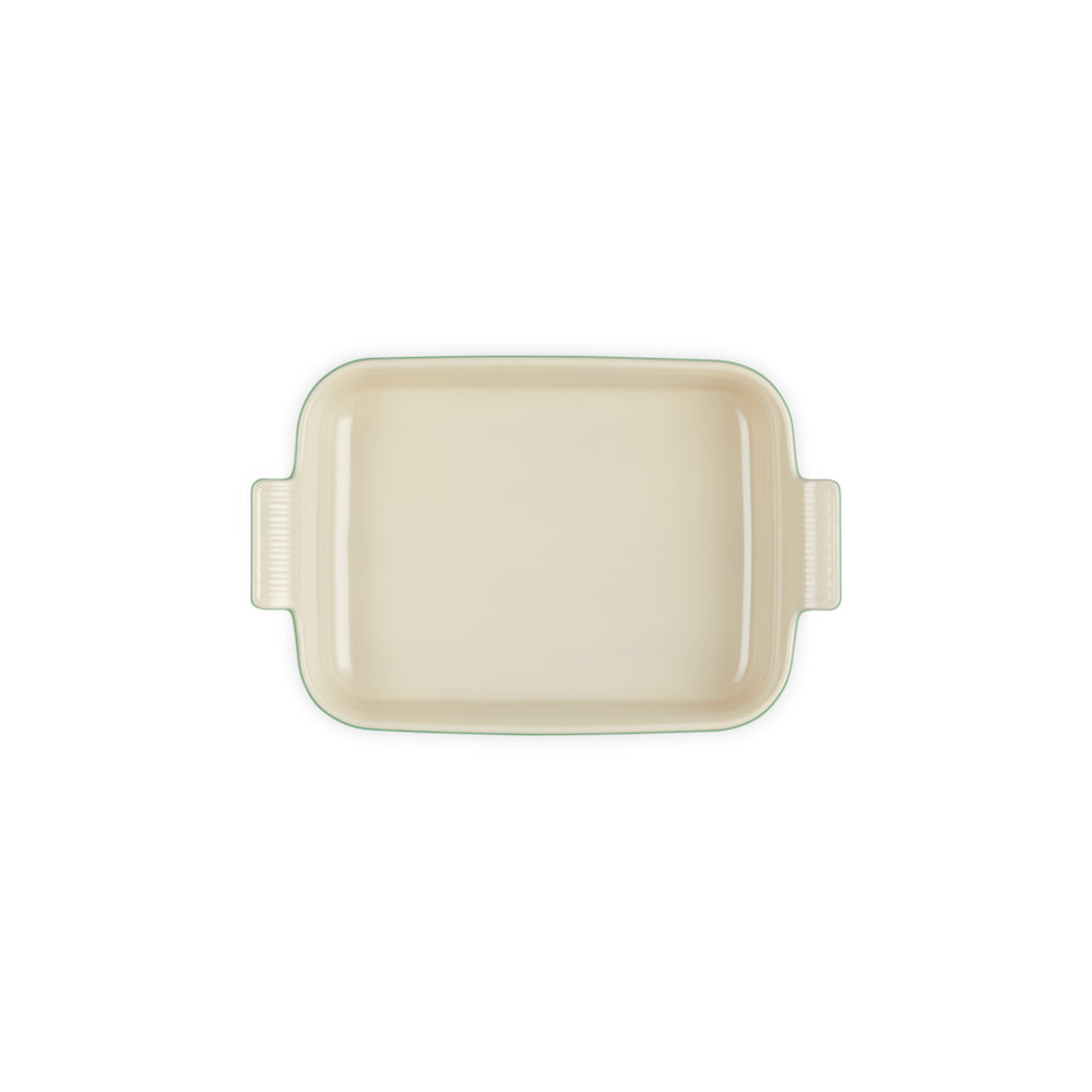 Le Creuset Heritage Rectangular Dish Bamboo Green 26cm | Minimax